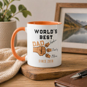 Taza Papá MEJOR DEL MUNDO Personalizado Día del Padre