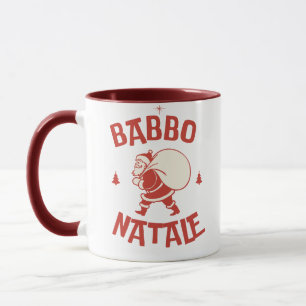 Taza Papá Noel italiano Santa lindo Kawaii Feliz Navida