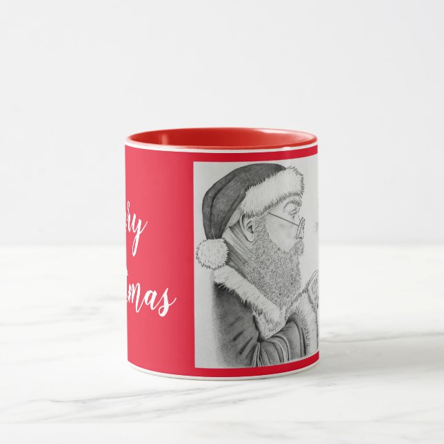 Taza Papá Noel y ardilla (Centro)