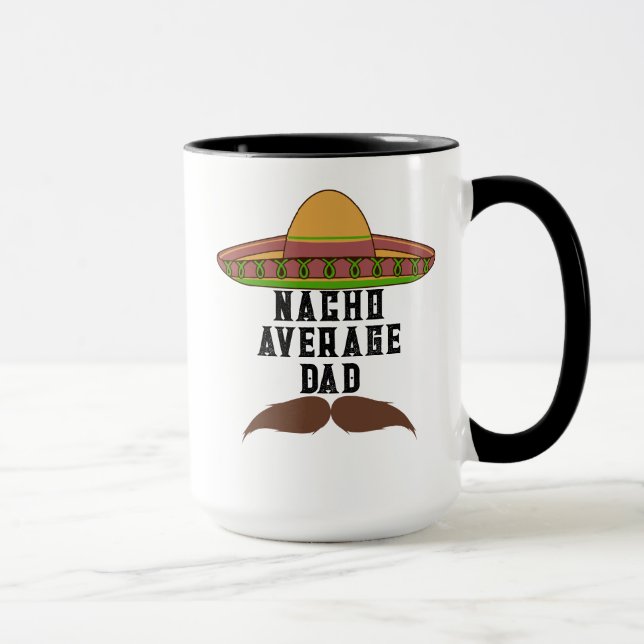 Taza "Papá Promedio Nacho" (Derecha)
