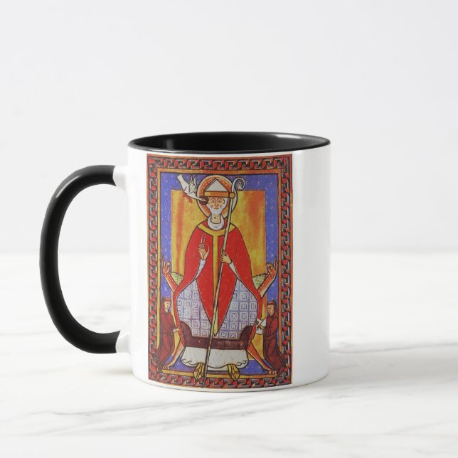Taza Papa San Gregorio I el Dialogista (Izquierda)