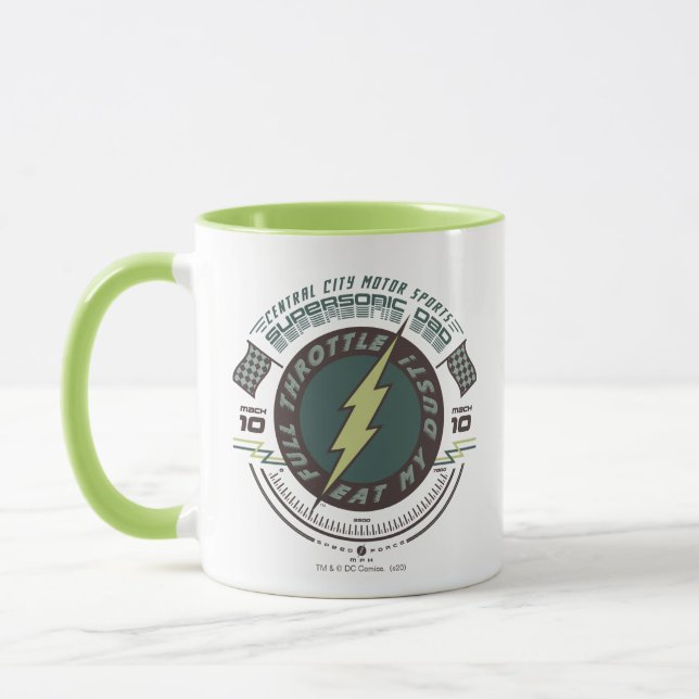 Taza Papá Supersónico - Deportes motorizados en la ciud (Izquierda)