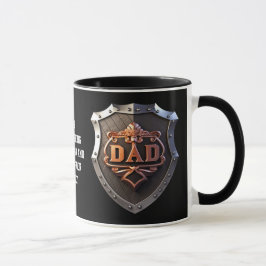 Taza Papá un protector inquebrantable y los padres héro