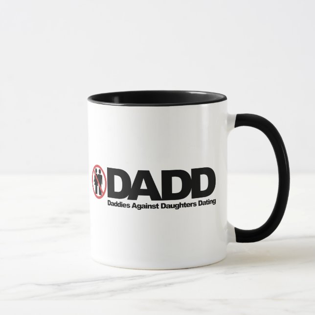 Taza Papás de DADD contra fechar de las hijas (Derecha)