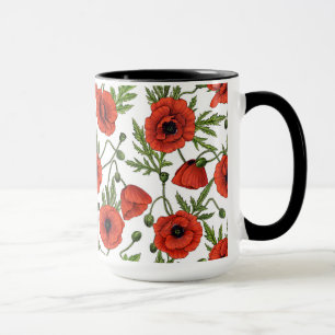 Taza Papas rojas y verdes en blanco