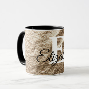 Taza Papel crudo de oro para tipografía monográfica