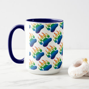 Taza Papel de encolado de papel de oso de oso gay Mug