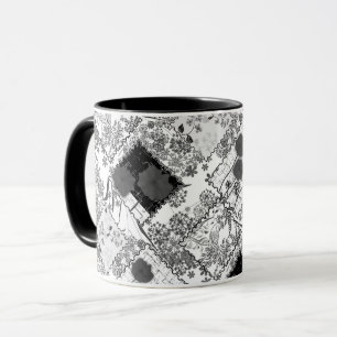 Taza Papel retro inmaculado de tela de palomitas
