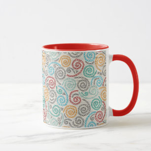 Taza Papel rumpled suposición del bordado