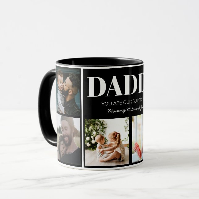 Taza Papi eres nuestro Personalizado de superhéroes Col (Anverso izquierdo)