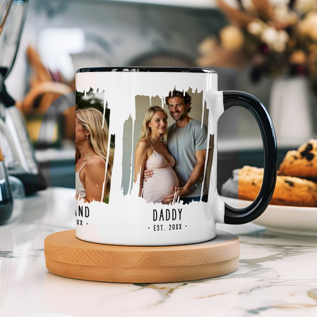 Taza Papi Milestones Fotos y años Personalizado Regalo  (Subido por el creador)