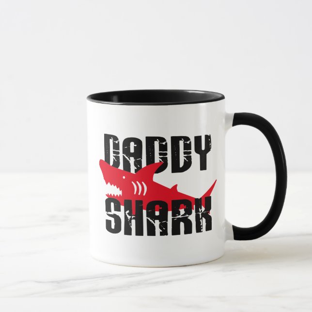 Taza Papi Shark Worn Graphic (Derecha)
