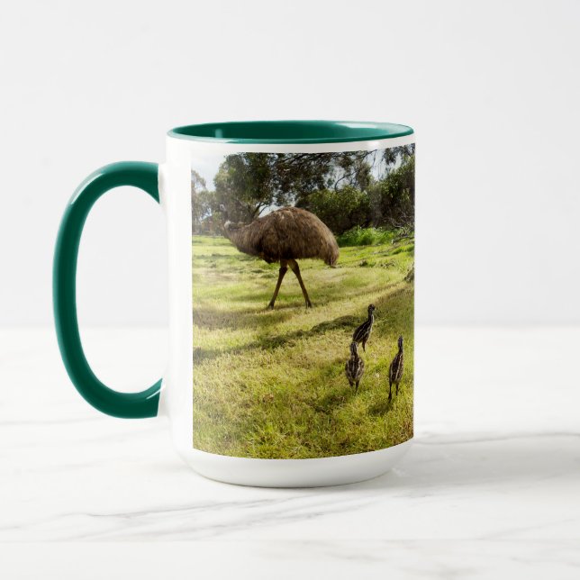 Taza Papi Y Baby Emus (Izquierda)