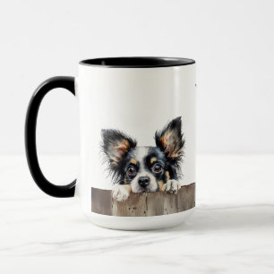 Taza Papillon Dog Mug