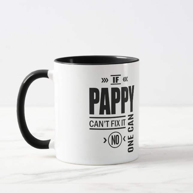 Taza Pappy no puede arreglarlo (Izquierda)