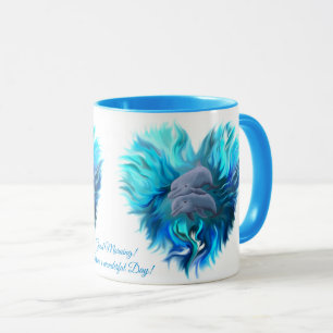 Taza Par de delfines
