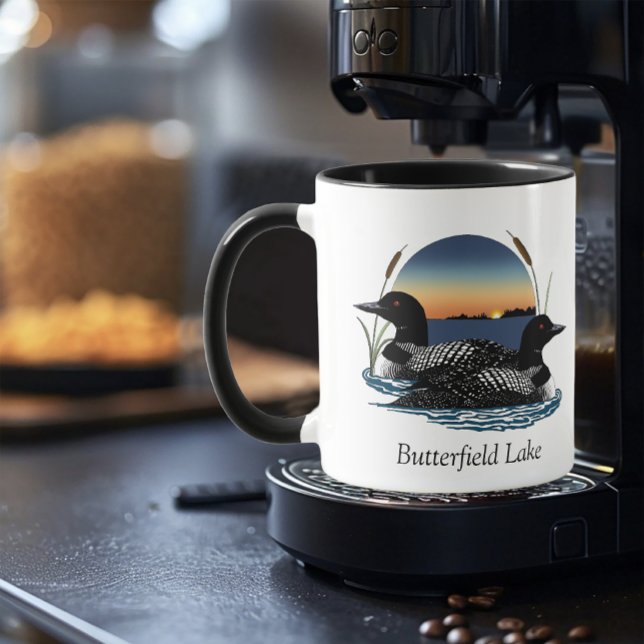 Taza Par de Loon en el Lago Butterfield (Subido por el creador)