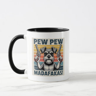 Taza para amante de perros Schnauzer lindo