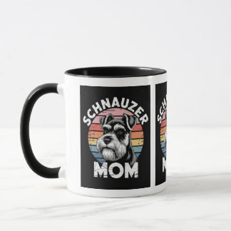 Taza para amante de perros Schnauzer lindo