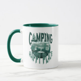 Taza para amante del camping - El camping es mi lu