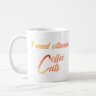 Taza para amantes de café y gatos