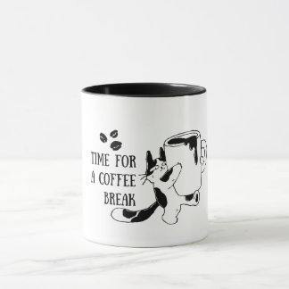 Taza para amantes de gatos lindos para un descanso