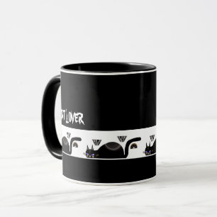 TAZA PARA AMANTES DE GATOS NEGROS