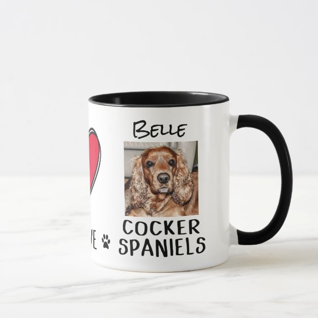 Taza para amantes de perros Cocker Spaniel (Derecha)