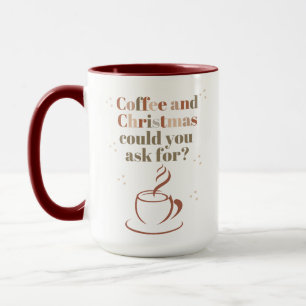 Taza para Amantes del Café y Navidad