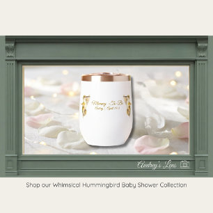 Taza para Baby Shower de Colibrí Tema Naturaleza