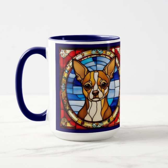 Taza para beber de Chihuahua lindo (Izquierda)