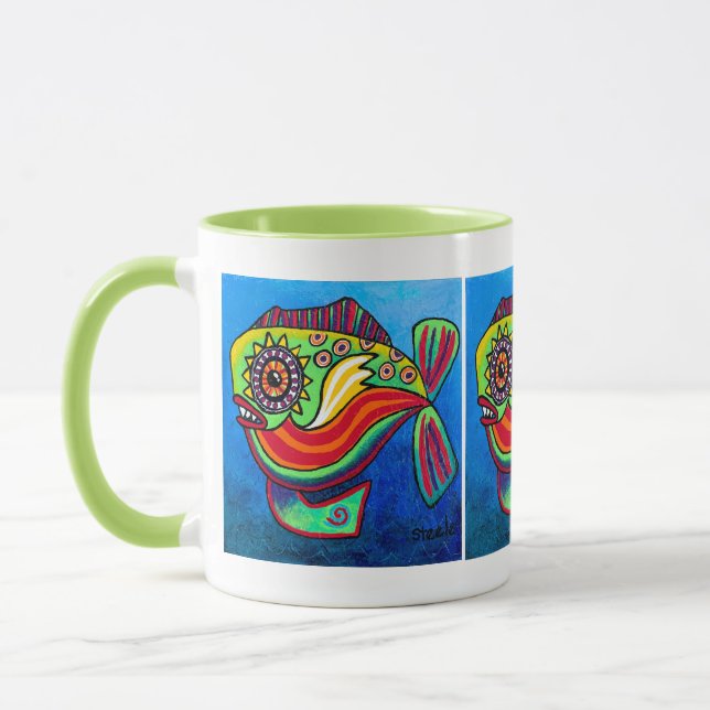 Taza para bebida de 11 oz "Marisol" (Izquierda)