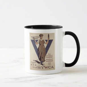 Taza Para cada combatiente un trabajador de mujer