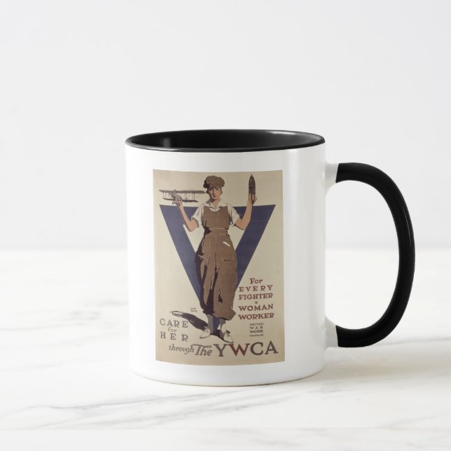 Taza Para cada combatiente un trabajador de mujer (Derecha)