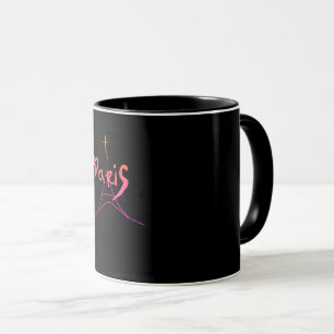 Taza para café té con estilo París