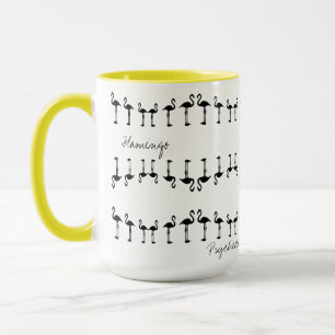 Taza para café / té flamenco psicodélico impresion