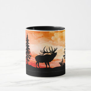Taza para cazadores de alces toros