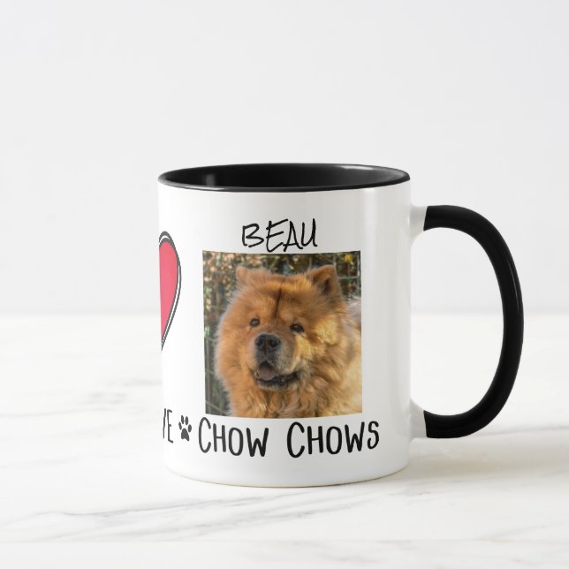 Taza para Chow Chows de Dog Chow (Derecha)