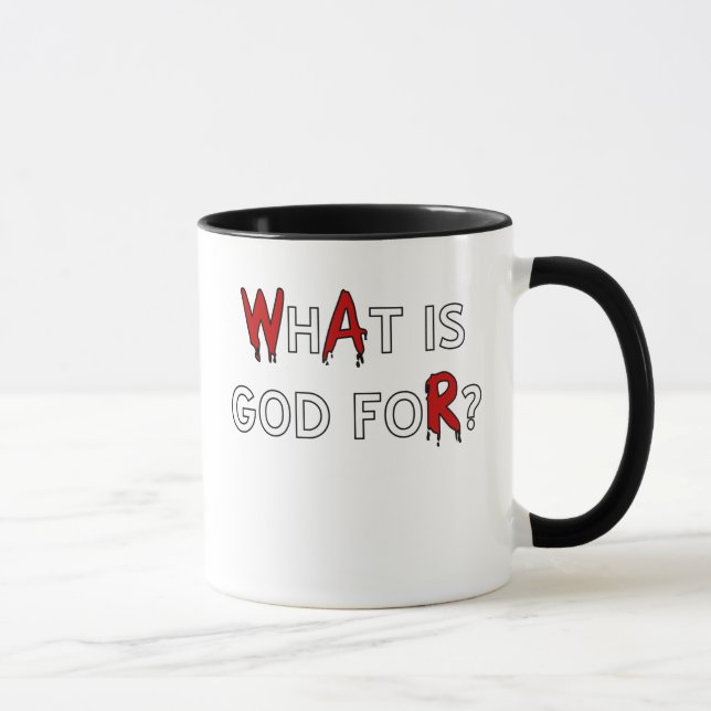 Taza ¿Para cuál es dios? (Derecha)
