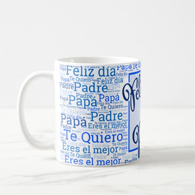 Taza para Día del Padre - "Feliz dia del Padre" (Izquierda)