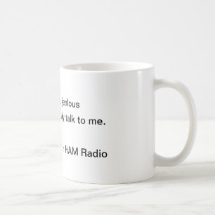 Taza para el equipo de radio-aficionado
