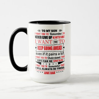taza para el hijo