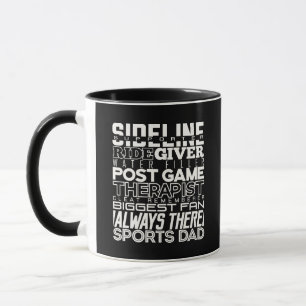 Taza para el Papá más Fanático de Deportes en la B