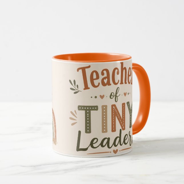 Taza para el profesor de pequeños líderes – Regalo (Anverso derecho)