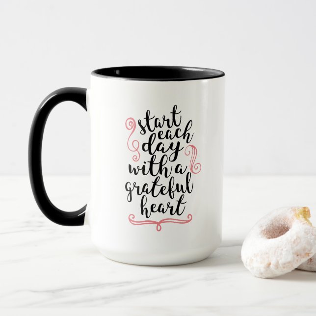 Taza para empezar cada día (Con donut)