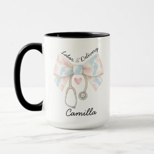 Taza para enfermera de Labor y Parto Personalizada