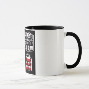 Taza para fanático del crimen real