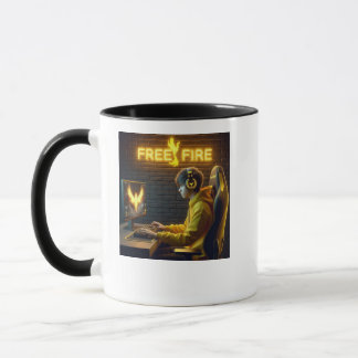Taza para jugador de FREE FIRE - Taza de café con 