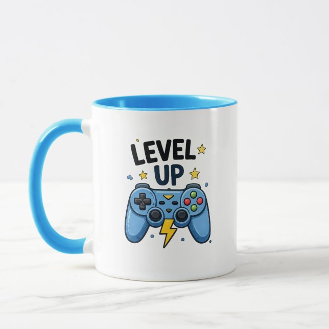 Taza para jugadores de Nivel Up (Izquierda)