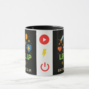 Taza para jugadores 'Level Up Gamer Mug' – Taza de